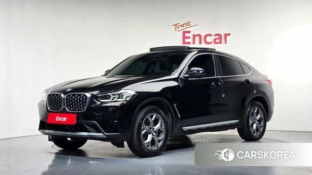 BMW X4 (G02) 2023 Черный из Кореи