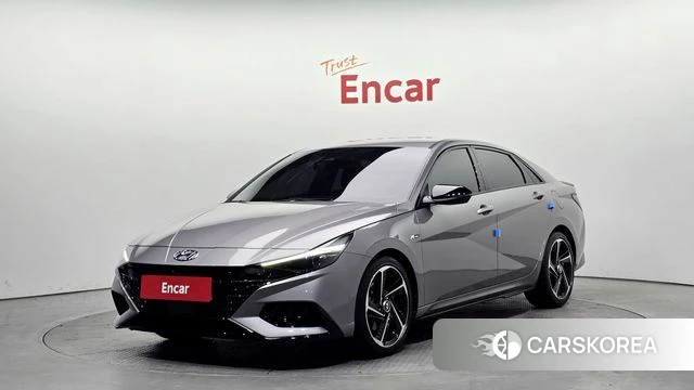 Hyundai Avante (CN7) 2021 Серый из Кореи