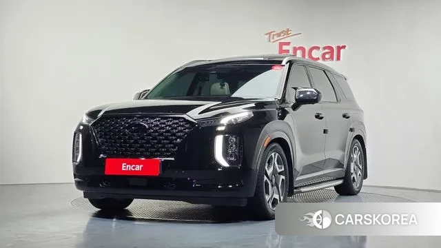 Hyundai Palisade 2022 Черный из Кореи
