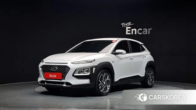 Hyundai Kona Hybrid 2020 Белый из Кореи