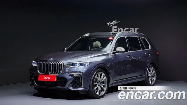 BMW X7 (G07) 2021 Серый из Кореи