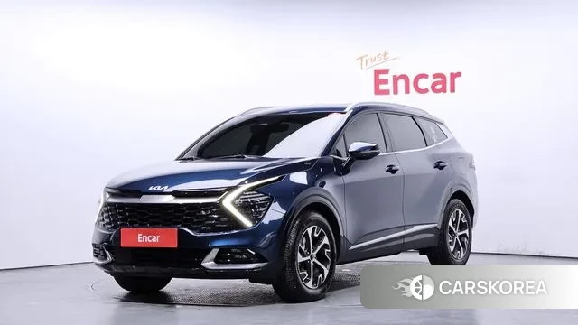 Kia Sportage 5th Generation Hybrid 2021 Синий из Кореи