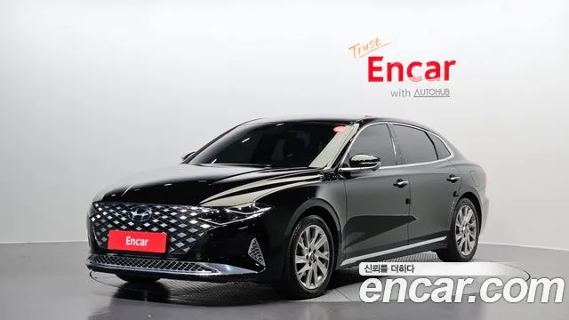 Hyundai The New Grandeur IG Hybrid 2020 Черный из Кореи