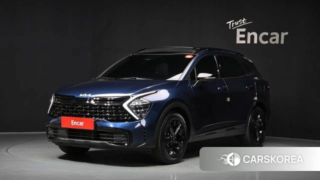 Kia Sportage 5th Generation Hybrid 2023 Синий из Кореи