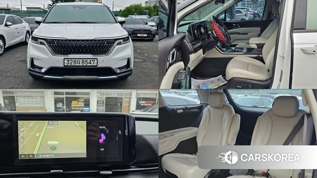 Kia Carnival 4th generation 2021 Белый из Кореи