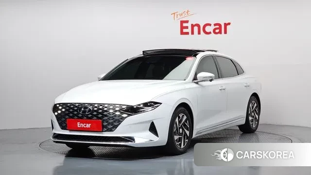 Hyundai The New Grandeur IG Hybrid 2021 Белый из Кореи