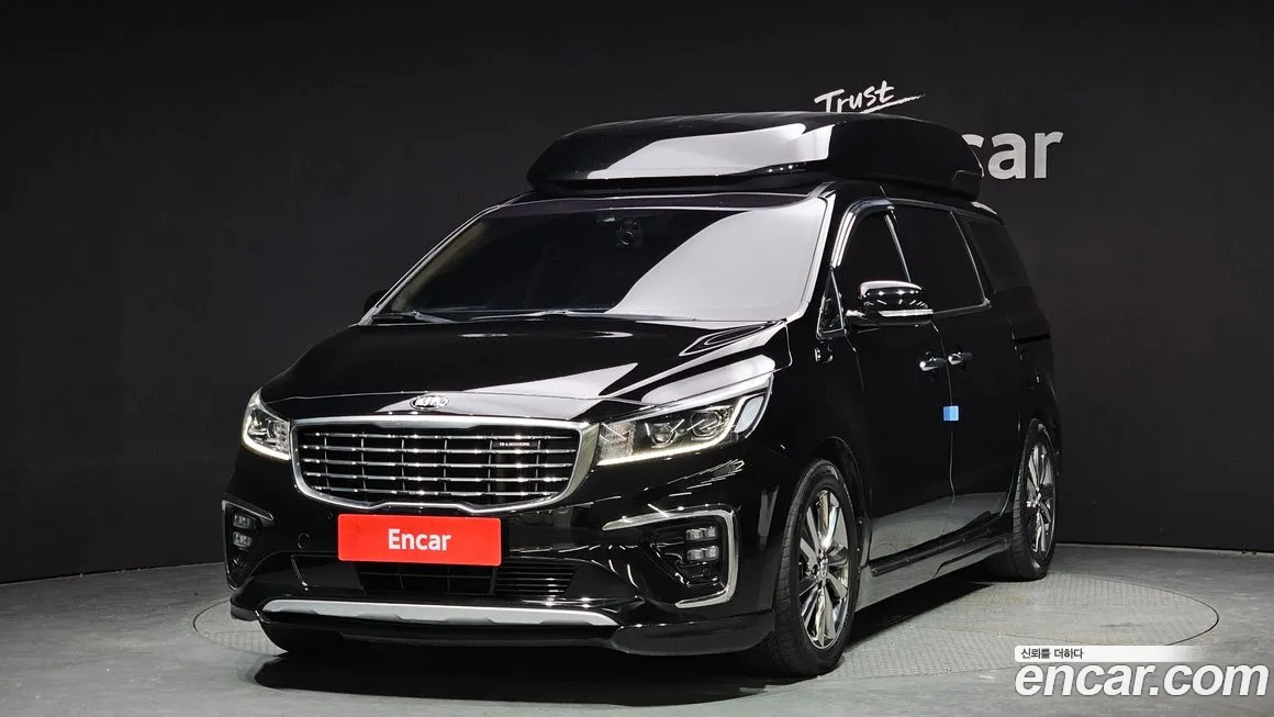 Kia The New Carnival 2019 Черный из Кореи