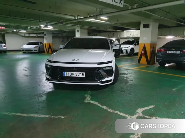 Hyundai Sonata D Edge (DN8) 2025 Белый из Кореи