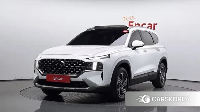 Hyundai The New Santa Fe 2023 Белый из Кореи