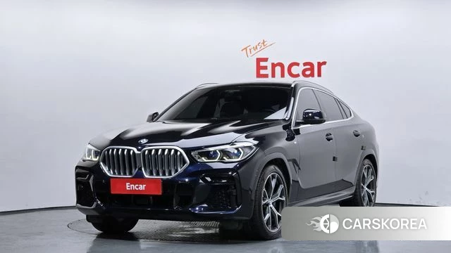 BMW X6 (G06) 2023 Черный из Кореи