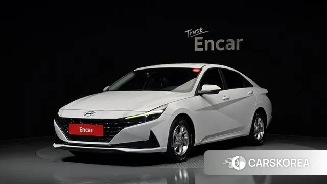 Hyundai Avante (CN7) 2022 Белый из Кореи