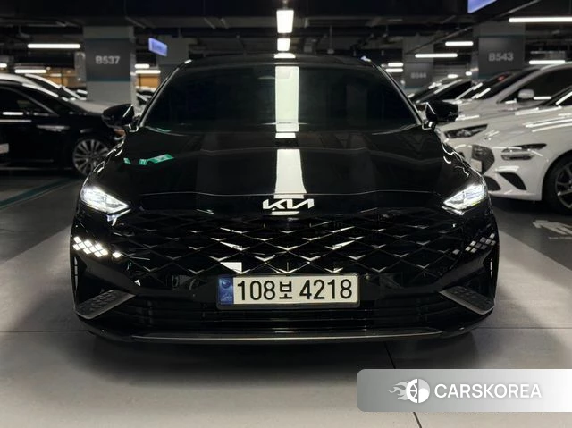 Kia K8 Hybrid 2021 Черный из Кореи