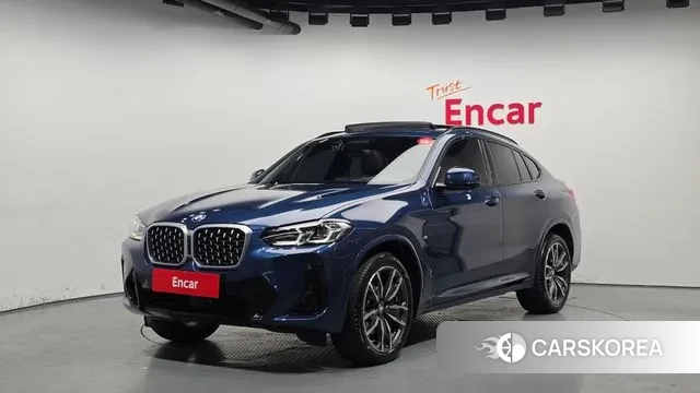 BMW X4 (G02) 2024 Синий из Кореи
