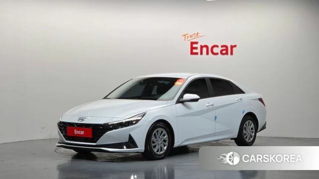 Hyundai Avante (CN7) 2021 Белый из Кореи