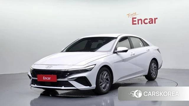 Hyundai The New Avante Hybrid (CN7) 2023 Белый из Кореи