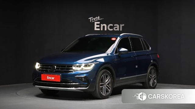 Volkswagen Tiguan second Generation 2024 Синий из Кореи