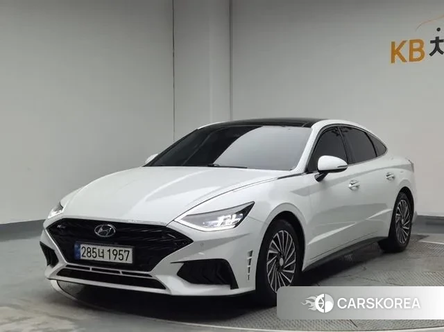 Hyundai Sonata Hybrid (DN8) 2021 Белый из Кореи