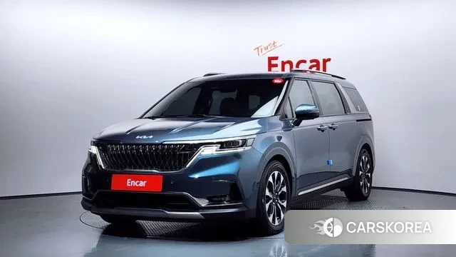 Kia Carnival 4th generation 2022 Небесно-голубой из Кореи