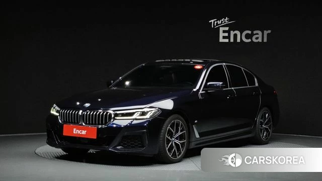 BMW 5 Series (G30) 2022 Черный из Кореи