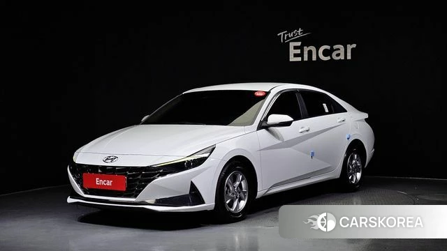 Hyundai Avante (CN7) 2022 Белый из Кореи