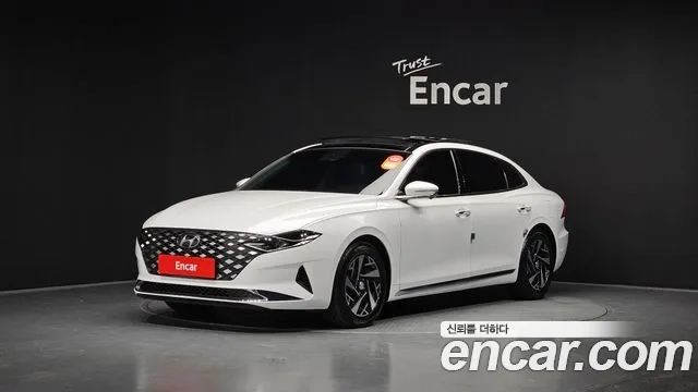Hyundai The New Grandeur IG Hybrid 2020 Белый из Кореи