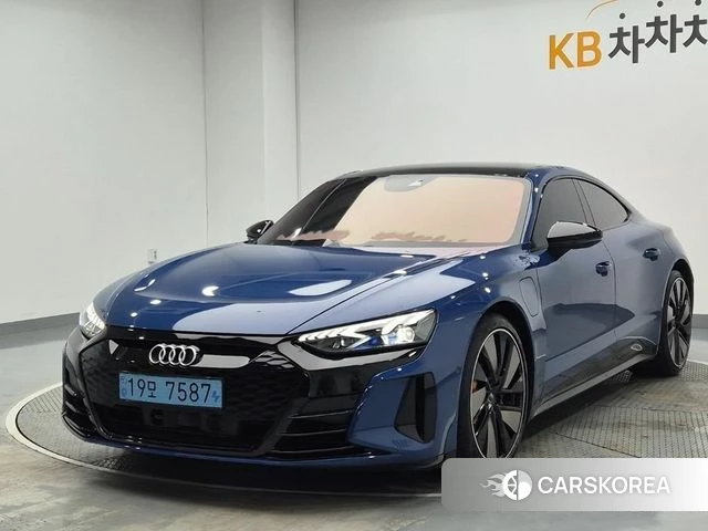 Audi e-Tron GT 2022 Синий из Кореи