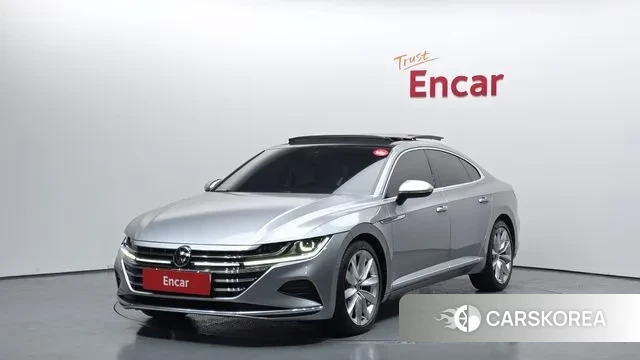 Volkswagen Arteon 2022 Серебристо-серый из Кореи