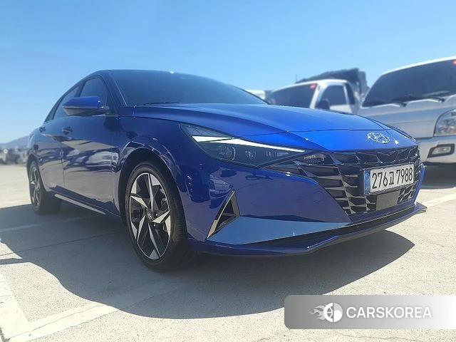 Hyundai Avante (CN7) 2020 Синий из Кореи