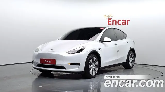 Tesla Model Y 2022 Белый из Кореи