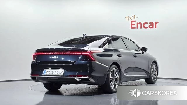 Kia K8 Hybrid 2021 Синий из Кореи