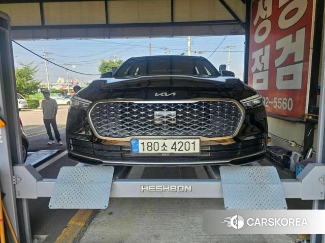 Kia The New K9 2nd generation 2022 Черный из Кореи