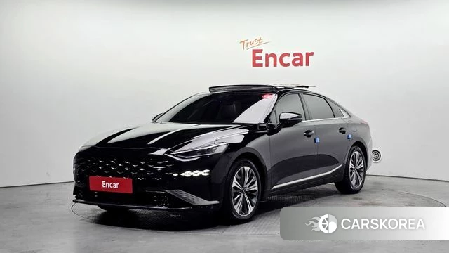 Kia K8 Hybrid 2023 Черный из Кореи