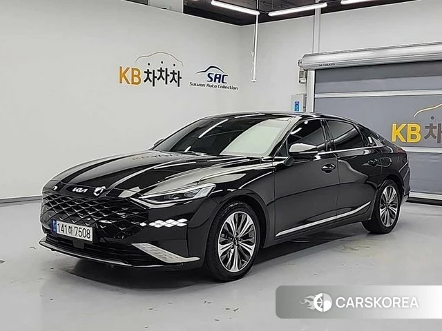 Kia K8 Hybrid 2022 Черный из Кореи