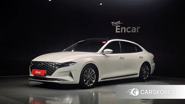 Hyundai The New Grandeur IG Hybrid 2021 Белый из Кореи
