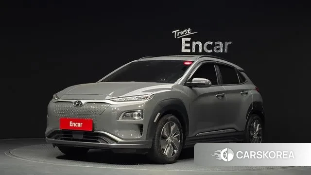 Hyundai Kona Electric 2018 Серебристо-серый из Кореи