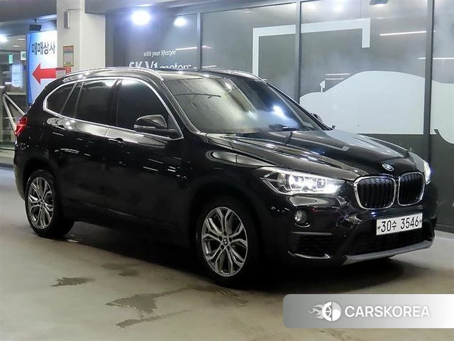 BMW X1 (F48) 2019 Черный из Кореи