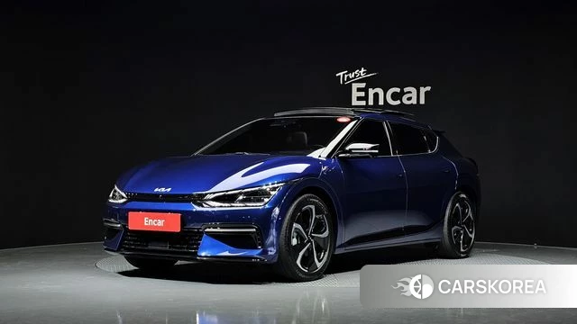 Kia EV6 2022 Синий из Кореи