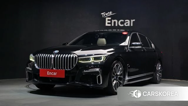 BMW 7 Series (G11) 2020 Черный из Кореи