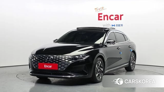 Hyundai The New Grandeur IG Hybrid 2021 Черный из Кореи