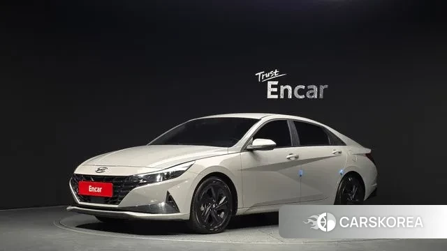 Hyundai Avante Hybrid (CN7) 2021 Серебристо-серый из Кореи