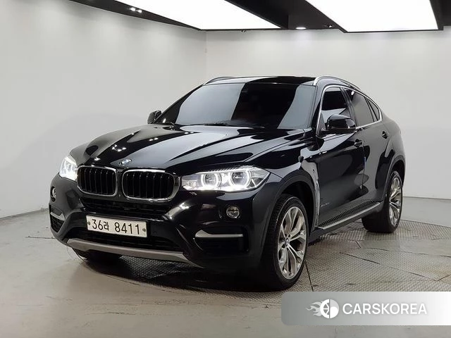 BMW X6 (F16) 2018 Черный из Кореи