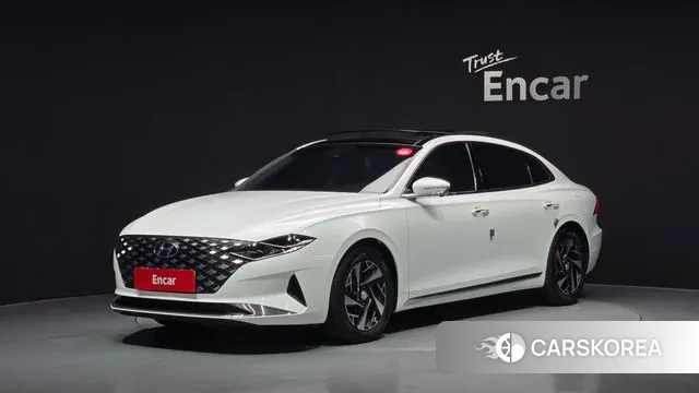 Hyundai The New Grandeur IG Hybrid 2020 Белый из Кореи