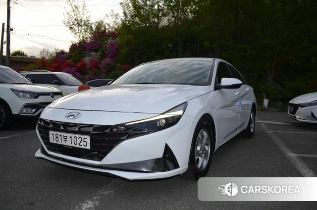 Hyundai Avante (CN7) 2021 Белый из Кореи