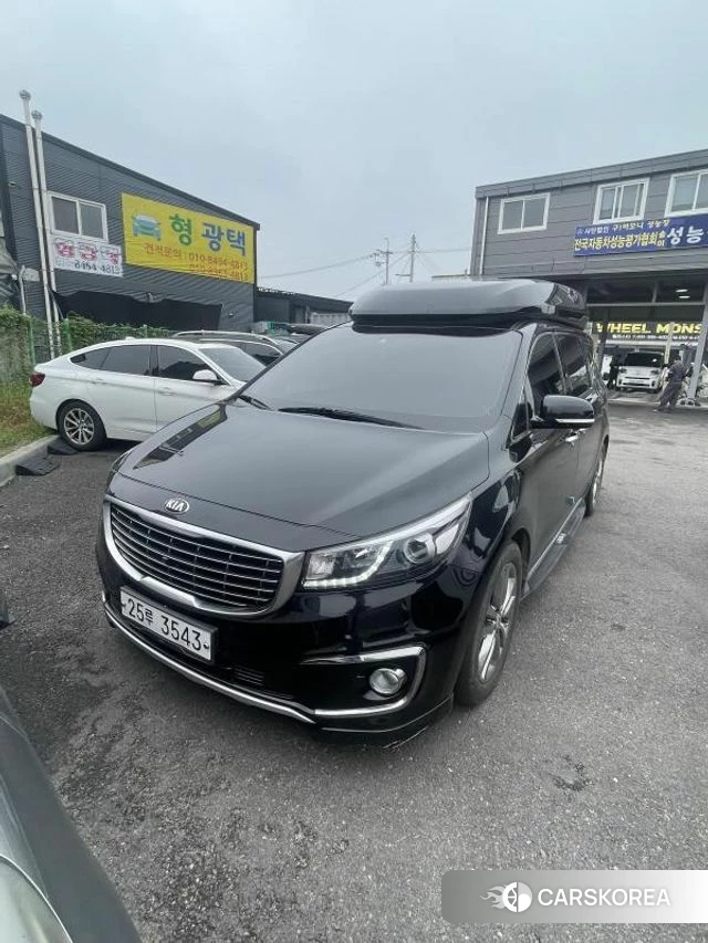 Kia All New Carnival 2018 Черный из Кореи