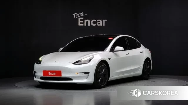 Tesla Model 3 2021 Белый из Кореи