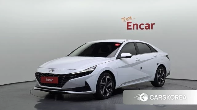 Hyundai Avante (CN7) 2022 Белый из Кореи