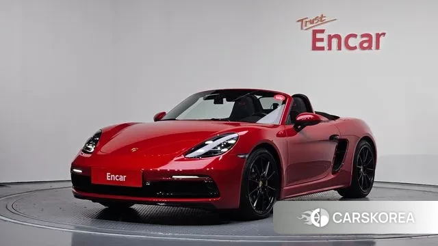 Porsche 718 Boxster 2023 Красный из Кореи