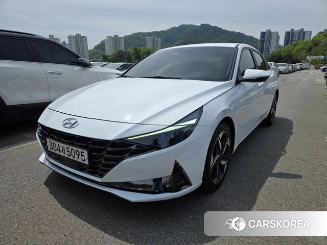 Hyundai Avante (CN7) 2020 Белый из Кореи