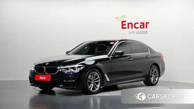 BMW 5 Series (G30) 2018 Черный из Кореи