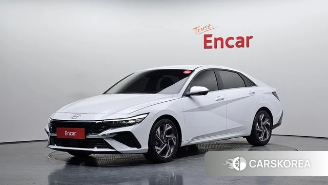 Hyundai The New Avante (CN7) 2023 Белый из Кореи